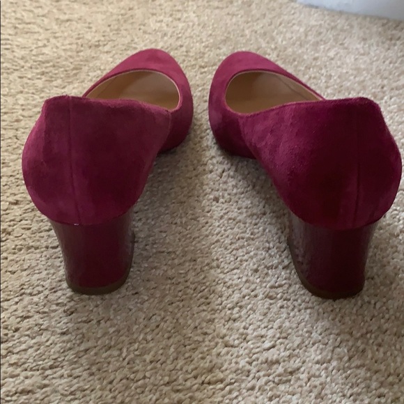 Cole Haan, magenta small pump, round toe - Picture 5 of 6
